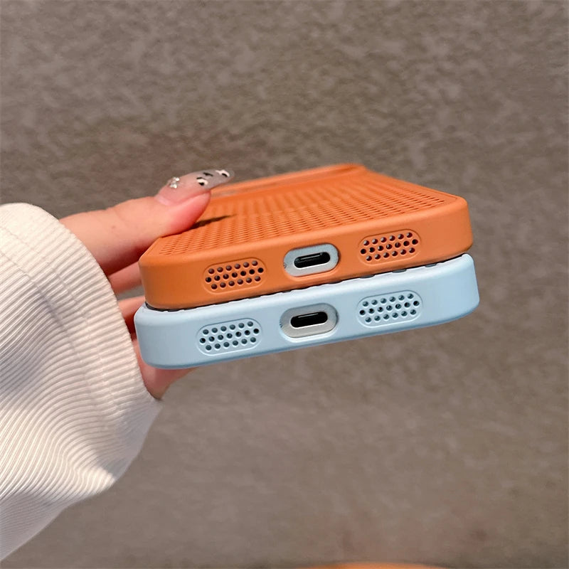 High Quality iPhone Case, Magnetic for Mag Safe Charging, Heat Design Case for iPhone, Shockproof Resistant and Hard Cover