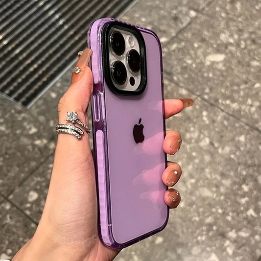 Luxury Transparent Case For iPhone, Shock-proof Resistant, Clear Design, Soft Cover