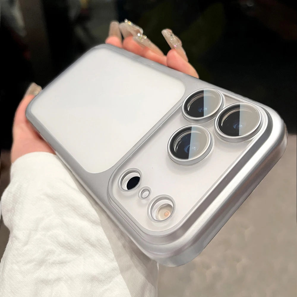 Luxury Matte Translucent Case For iPhone, All Around Protection, Camera Lens Protection iPhone Case