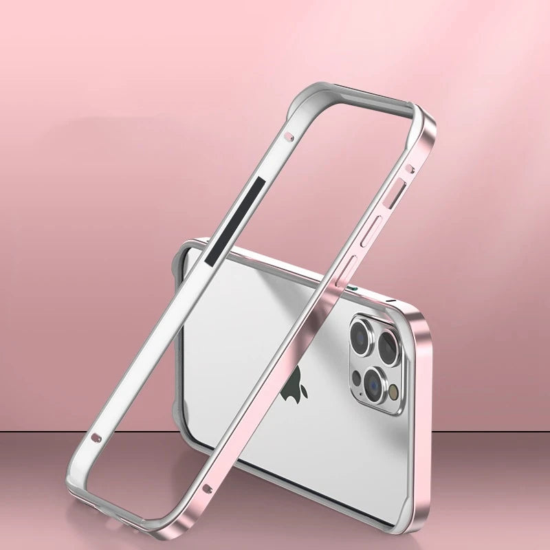 Luxury Bumper Case For iPhone, Metal Frame Phone Case, Shockproof Resistant