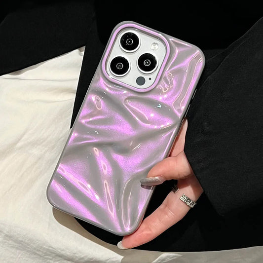 Premium Purple and Pink Phone Case For iPhone, Shockproof Back Cover, Anti-scratch and Anti-fingerprint Phone Case