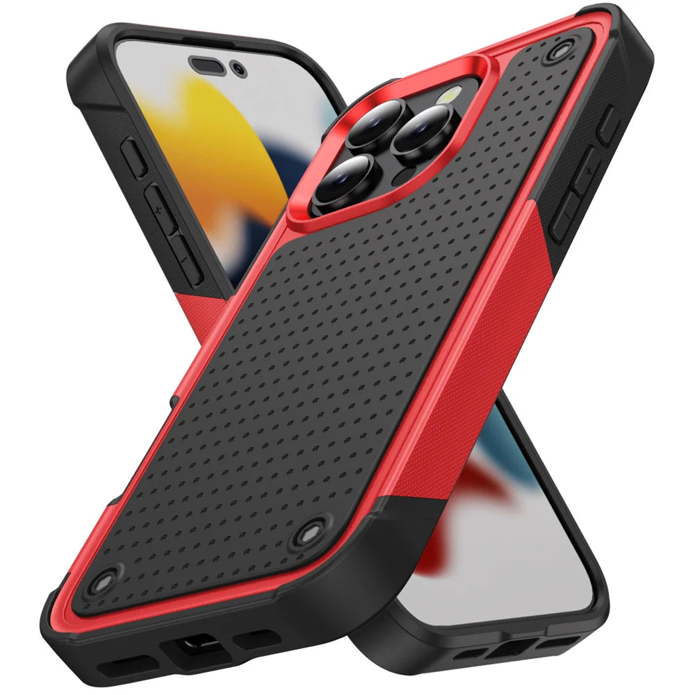 Military Grade Armor Phone Case For iPhone, Shockproof Cover Bumper, All Around Protection Phone Case