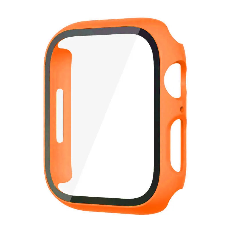 High Quality Glass and Case For Apple Watch, 45mm 44mm 41mm 40mm, Screen Protector Cover, Series 3/4/5/6/SE/7/8