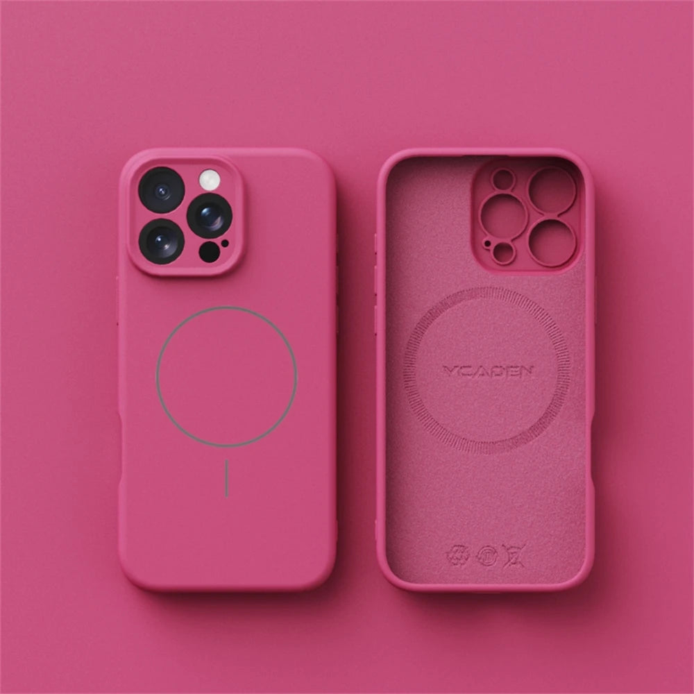 High Quality iPhone Case For Mag Safe, Premium Silicone Phone Case for iPhone, Camera Protection Cover