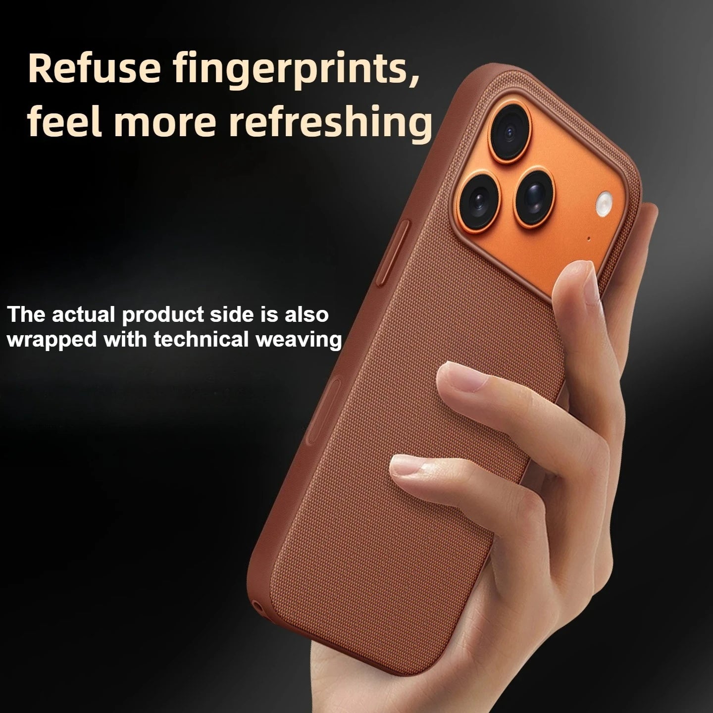 High Quality Technology Woven Case for iPhone, Mag Safe Magnetic and Wireless Charging Phone Case, Shockproof Protection