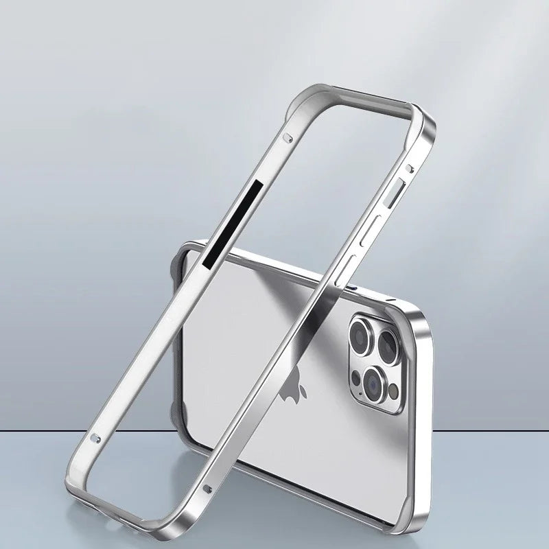 Luxury Bumper Case For iPhone, Metal Frame Phone Case, Shockproof Resistant