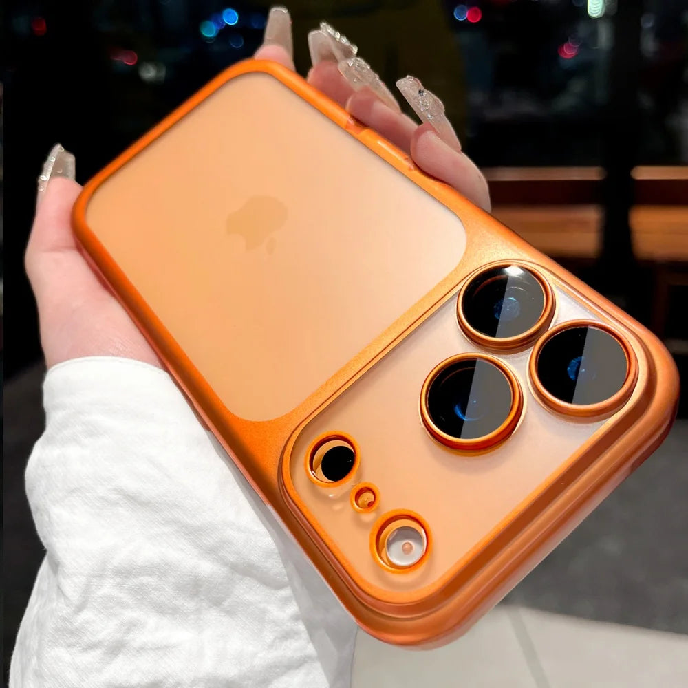 Luxury Matte Translucent Case For iPhone, All Around Protection, Camera Lens Protection iPhone Case