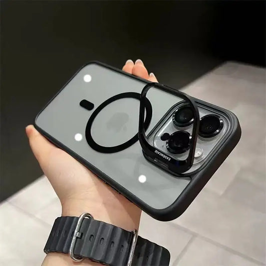 Luxury Magnetic Phone Case for iPhone, Shockproof  Resistant, Camera Lens Protection, Full Back Cover Protection