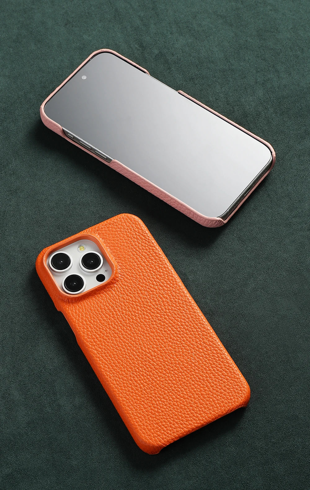 Premium Quality Magsafe Case for iPhone, Natural Leather, Magnetic Charging Case, Anti-fingerprint and Shock-proof Case.