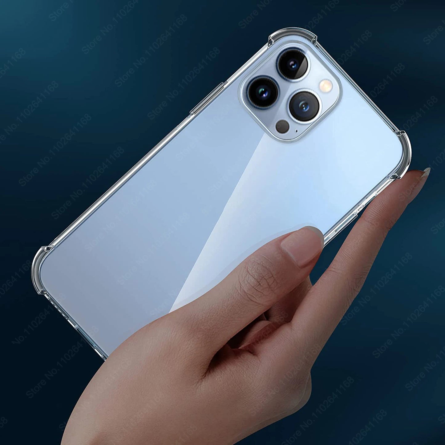 Luxury Clear iPhone Case, Shockproof Resistant Phone Cases For iPhone, Transparent Case.