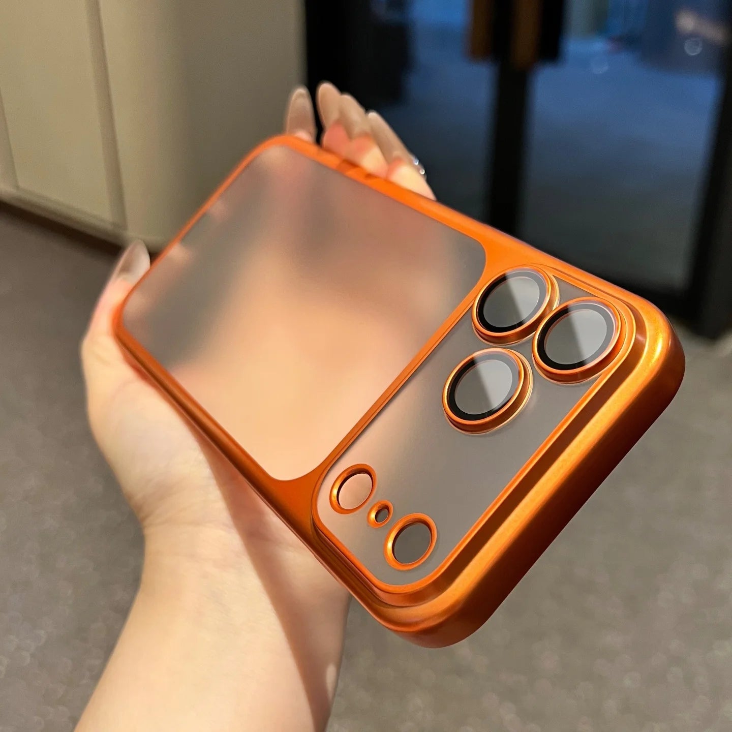 Luxury Matte Translucent Case For iPhone, All Around Protection, Camera Lens Protection iPhone Case