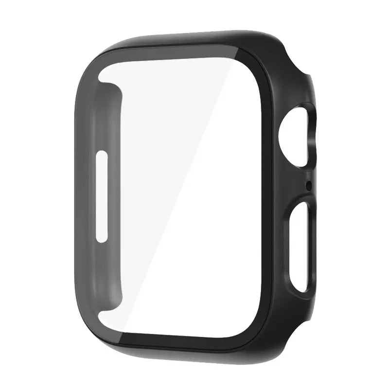 High Quality Glass and Case For Apple Watch, 45mm 44mm 41mm 40mm, Screen Protector Cover, Series 3/4/5/6/SE/7/8