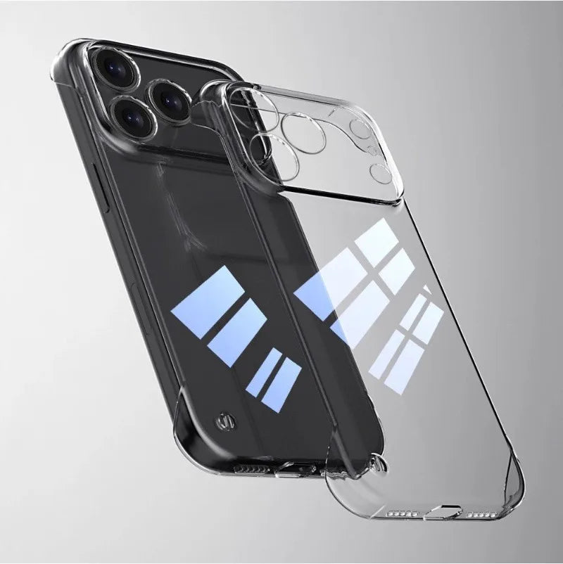 Premium Ultra Thin iPhone Case, Clear Frameless, Hard Material Phone Case For iPhone, Shockproof Resistant