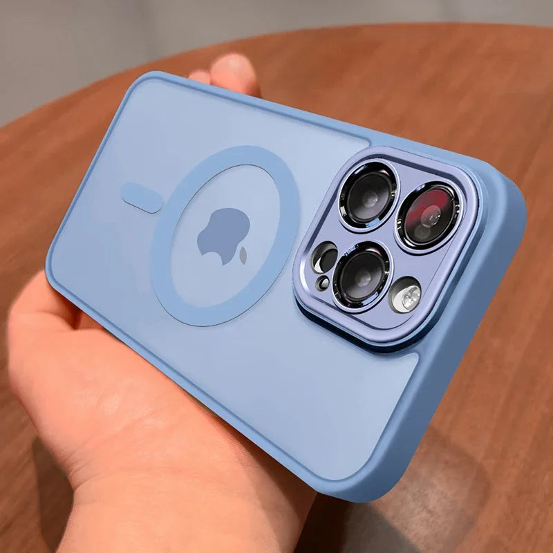 Premium Silicone Phone Cover, for MagSafe Wireless and Magnetic Charging, Shockproof Resistant Case For iPhone.