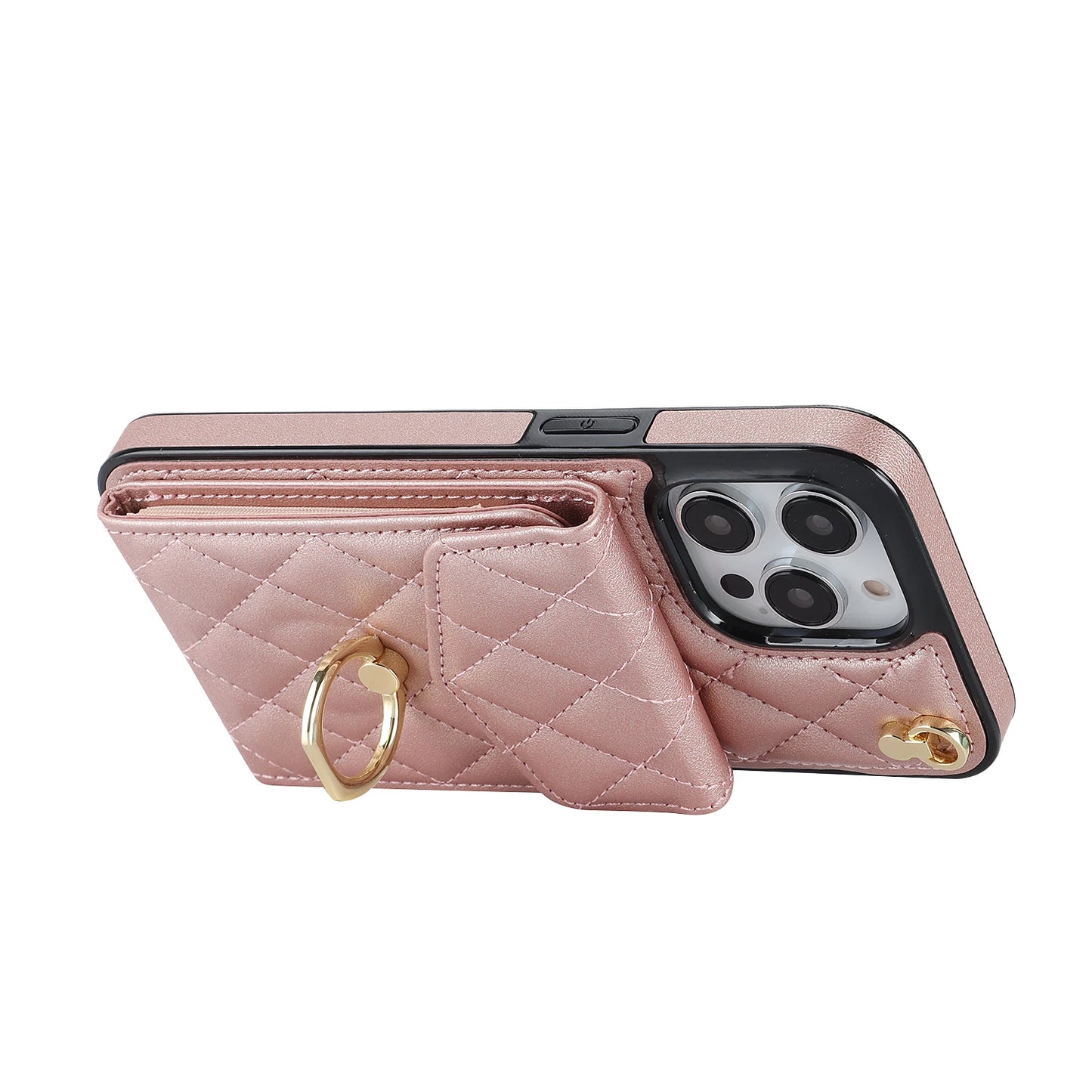 High Quality Crossbody Leather Case for iPhone with Wallet, Premium Leather, All Around Protection Phone Case.