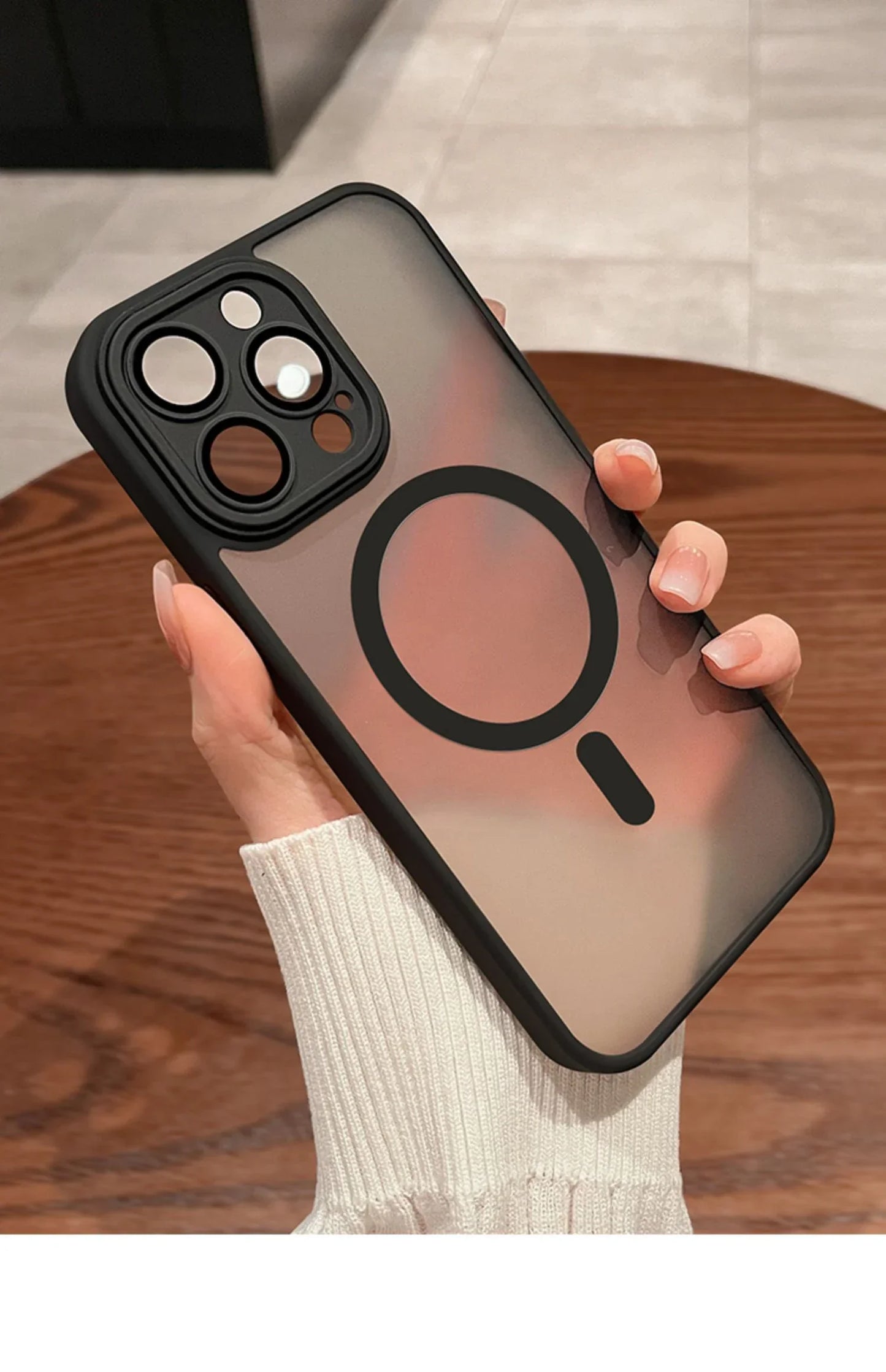 Premium Silicone Phone Cover, for MagSafe Wireless and Magnetic Charging, Shockproof Resistant Case For iPhone.