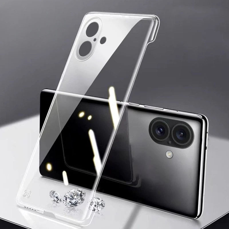 Premium Ultra Thin iPhone Case, Clear Frameless, Hard Material Phone Case For iPhone, Shockproof Resistant
