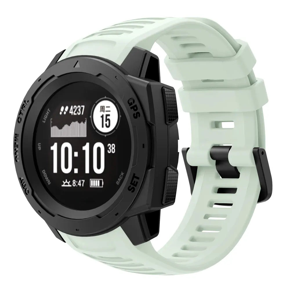 High Quality Strap For Garmin Instinct, High Quality Silicone, Adjustable Watch Band, Unique Colors